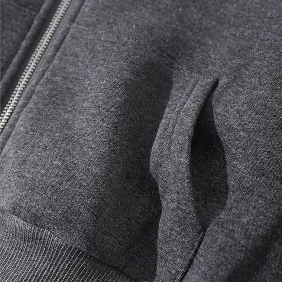 Gray Hoodie Jacket - Picture 5 of 6